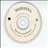 Madonna Impressive Instant Remixes CD-R acetate Australian MADCRIM310598