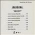 Madonna Secret CD single US MADC5SE319321