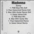 Madonna Sorry CD-R acetate US MADCRSO384024