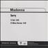 Madonna Sorry CD single US MADC5SO384765