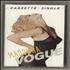 Madonna Vogue - Black cassette single UK MADCSVO23303