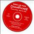 Manchester United FC Sing Up For The Champions! CD single UK MFSC5SI295522