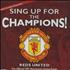Manchester United FC Sing Up For The Champions CD single UK MFSC5SI113457
