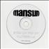 Mansun Skin Up Pin Up CD single UK M-SC5SK65847