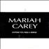 Mariah Carey Anytime You Need A Friend - Sleeve Only Ex CD single Mexican CRYC5AN101725