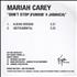 Mariah Carey Don't Stop (Funkin' 4 Jamaica) CD-R acetate UK CRYCRDO206937