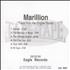 Marillion Tales From The Engine Room CD-R acetate UK MARCRTA527492