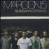 Maroon 5 Sunday Morning CD single US MR5C5SU377481