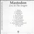 Mastodon Live At The Aragon 2-disc CD/DVD set US MS62DLI534917