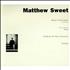 Matthew Sweet Sampler CD single US MSWC5SA259555