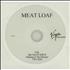 Meat Loaf Bat Out Of Hell III: Making Of The Monster EPK promo DVD-R US MEADRBA407209