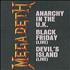 Megadeth Anarchy In The U.K. cassette single US MEGCSAN324313