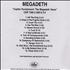 Megadeth Capitol Punishment - The Megadeth Years CD-R acetate US MEGCRCA169284