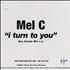 Melanie C I Turn To You CD-R acetate US M.CCRIT165343