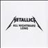Metallica All Nightmare Long CD single UK METC5AL457307