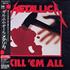 Metallica Kill 'Em All CD album Japanese METCDKI265420