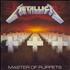 Metallica Master Of Puppets - Aston Clinton - EX + Insert vinyl LP UK METLPMA780702