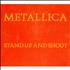 Metallica Stand Up And Shout - Holographic CD single UK METC5ST28551