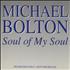 Michael Bolton Soul Of My Soul CD single UK