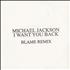 Michael Jackson I Want You Back - Blame Remix CD-R acetate UK M-JCRIW491954