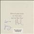 Mick Jagger Blue Angel Christmas Card - Autographed memorabilia UK MKJMMBL389958