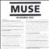 Muse Interview Disc CD album UK USECDIN194935
