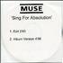 Muse Sing For Absolution CD-R acetate German USECRSI284219