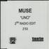 Muse Uno - 2nd Radio Edit CD-R acetate UK USECRUN640580