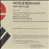 Natalie Merchant Just Can't Last CD single US NATC5JU201480