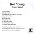 Neil Young Prairie Wind CD-R acetate UK YOUCRPR626346