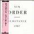 New Order Substance 2-LP vinyl set Japanese NEW2LSU384483