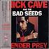Nick Cave Tender Prey CD album Japanese NCVCDTE156011