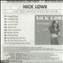 Nick Lowe The Old Magic CD album US LOWCDTH545959