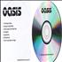 Oasis Singles Sampler CD-R acetate UK OASCRSI248717