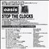 Oasis Stop The Clocks CD-R acetate Japanese OASCRST385773
