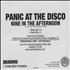 Panic At The Disco Nine In The Afternoon CD single US PDOC5NI431871