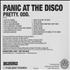 Panic At The Disco Pretty. Odd. CD album US PDOCDPR434052