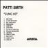 Patti Smith Gung Ho CD-R acetate UK PTICRGU153290