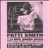 Patti Smith Patti Smith handbill Japanese PTIHBPA251438