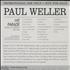 Paul Weller Hit Parade - Single CD Version - with back insert CD album US WELCDHI471925