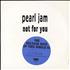 Pearl Jam Not For You CD single UK PJAC5NO40433