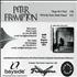Peter Frampton Verge Of A Thing CD single US PFRC5VE296960