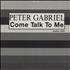 Peter Gabriel Come Talk To Me CD single French GABC5CO36003