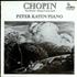 Peter Katin Chopin: Four Scherzos / Fantasy in F minor, Op. 49 vinyl LP UK 5PKLPCH526611
