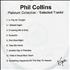 Phil Collins Platinum Collection - Selected Tracks CD-R acetate UK COLCRPL290831