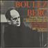Pierre Boulez Boulez Conducts Berg vinyl LP UK B14LPBO650222