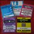 Placebo Set Of 5 Laminated Tour Passes (1) tour pass UK CEBTPSE347869