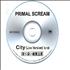 Primal Scream City - Live Version CD-R acetate Japanese PMLCRCI258222