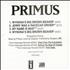 Primus Sampler CD single US PI5C5SA513607