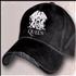 Queen Crest Logo Distressed Baseball Cap hat UK QUEHACR394709
